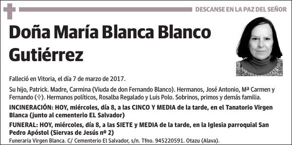 María Blanca Blanco Gutiérrez