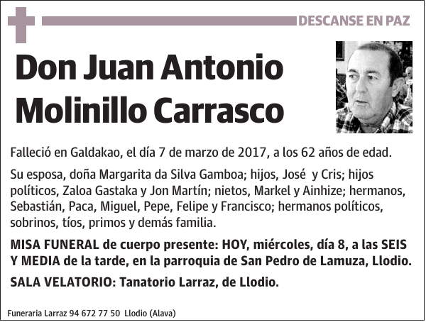 Juan Antonio Molinillo Carrasco