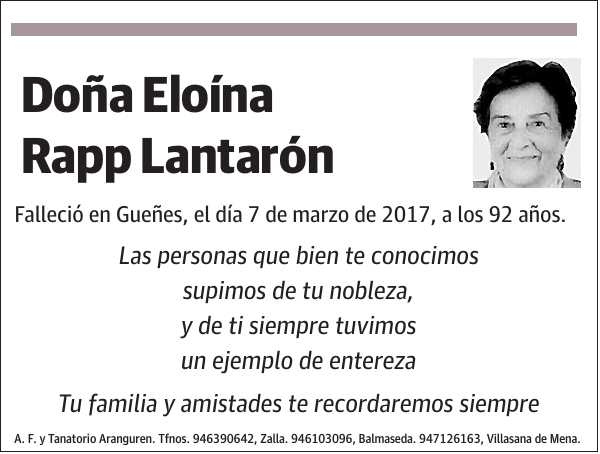 Eloína Rapp Lantarón