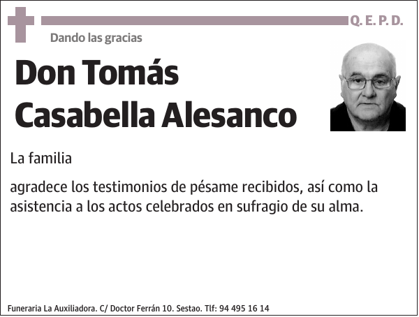 Tomás Casabella Alesanco