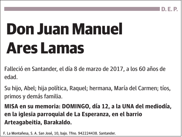 Juan Manuel Ares Lamas