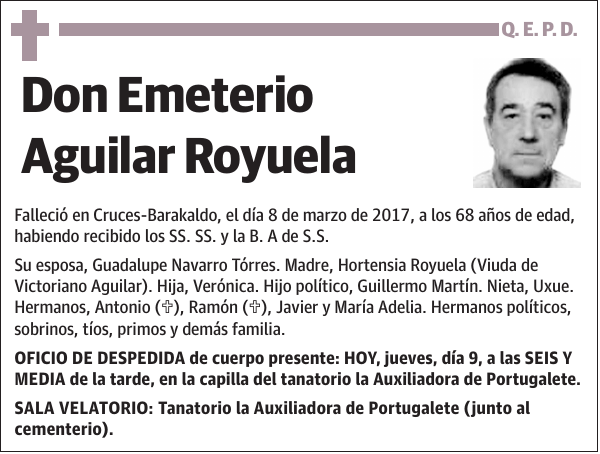 Emeterio Aguilar Royuela