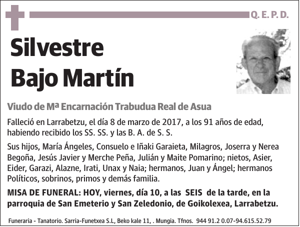 Silvestre Bajo Martín