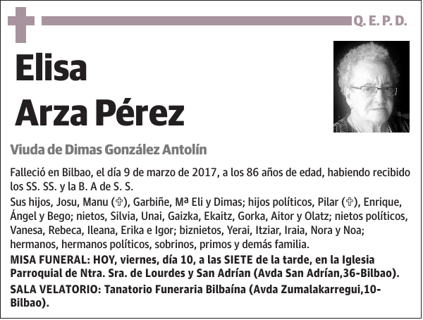 Elisa Arza Pérez