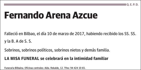 Fernando Arena Azcue