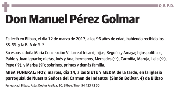 Manuel Pérez Golmar