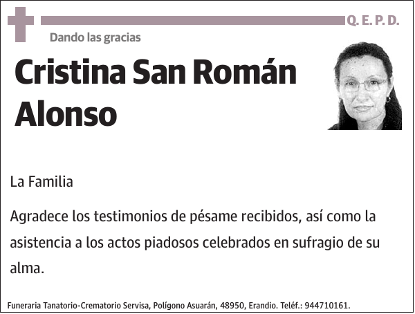 Cristina San Román Alonso