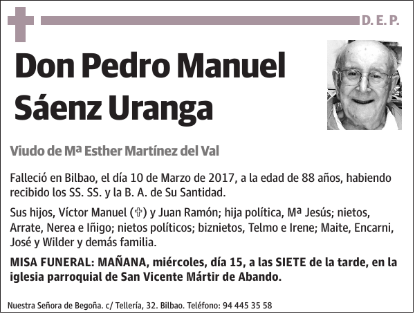 Pedro Manuel Sáenz Uranga