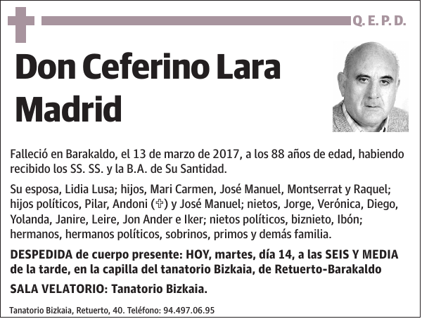 Ceferino Lara Madrid