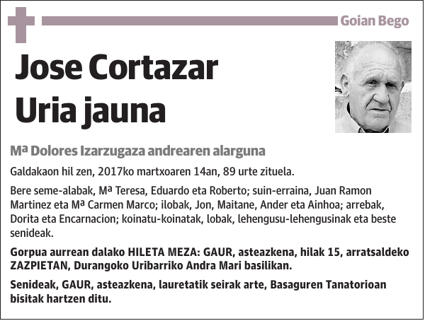 Jose Cortazar Uria