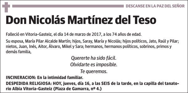 Nicolás Martínez del Teso