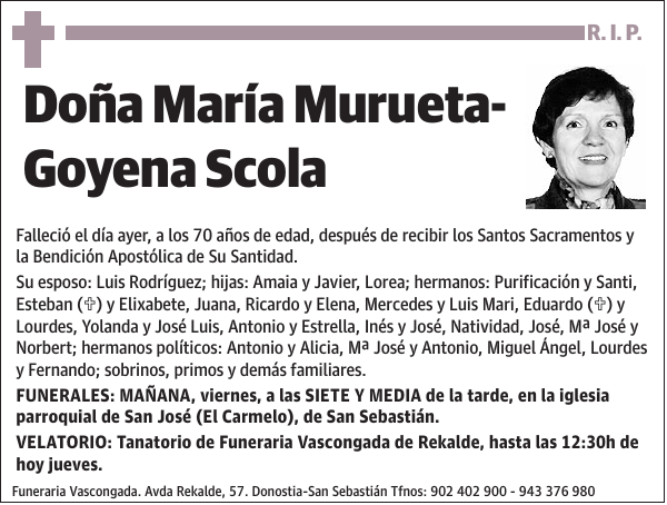 María Murueta- Goyena Scola