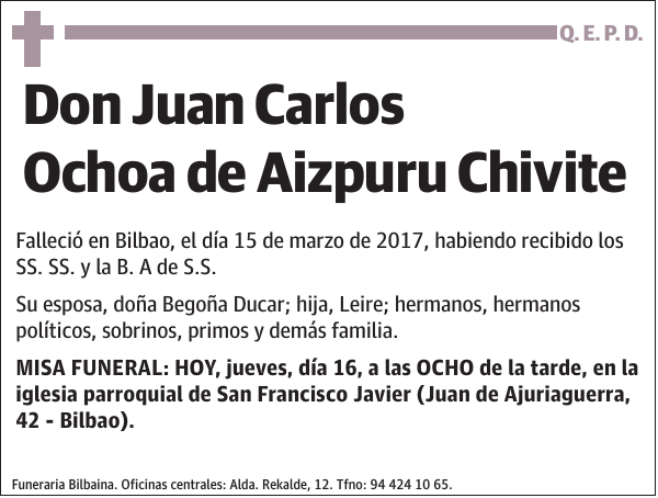 Juan Carlos Ochoa de Aizpuru Chivite