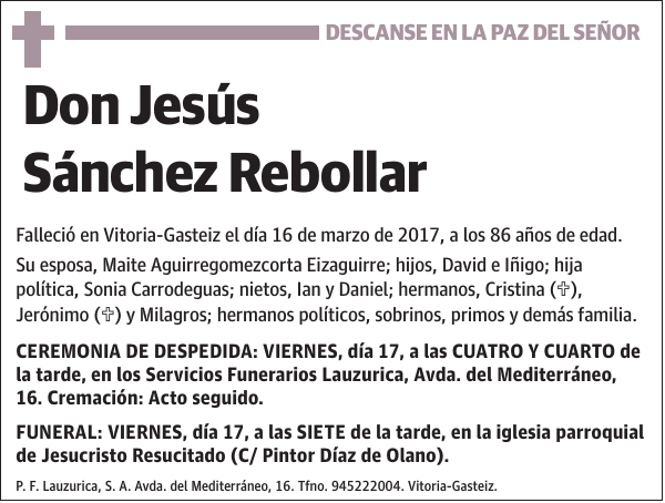 Jesús Sánchez Rebollar