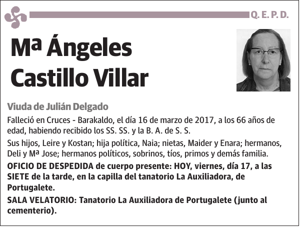 Mª Ángeles Castillo Villar