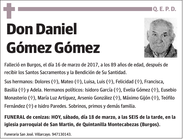 Daniel Gómez Gómez