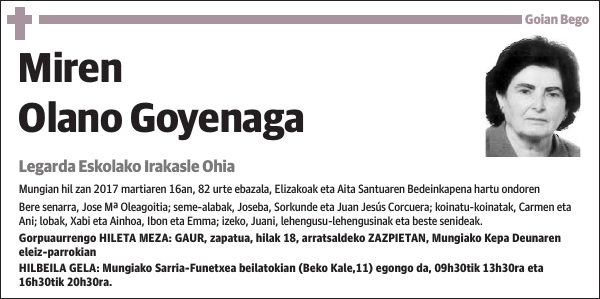 Miren Olano Goyenaga
