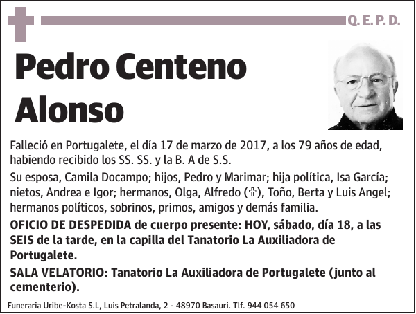 Pedro Centeno Alonso