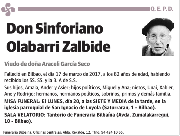 Sinforiano Olabarri Zalbide