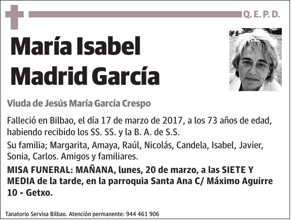 María Isabel Madrid García