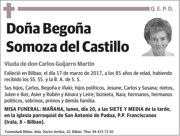 Begoña Somoza del Castillo