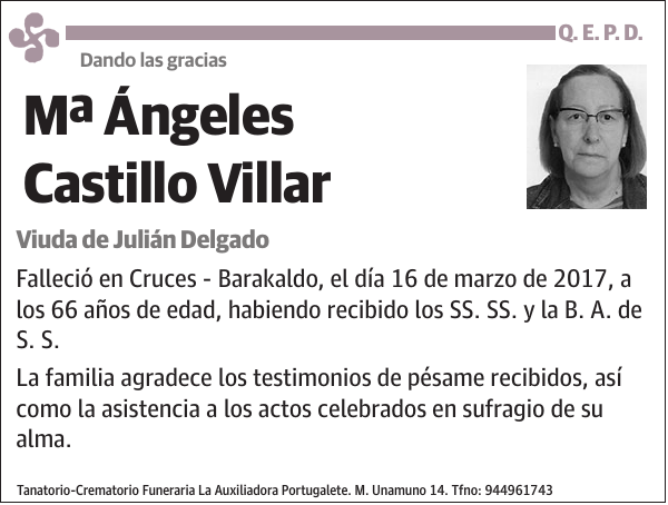 Mª Ángeles Castillo Villar