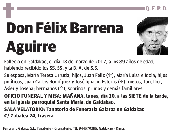 Félix Barrena Aguirre