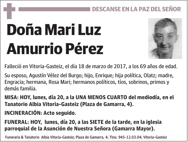 Mari Luz Amurrio Pérez