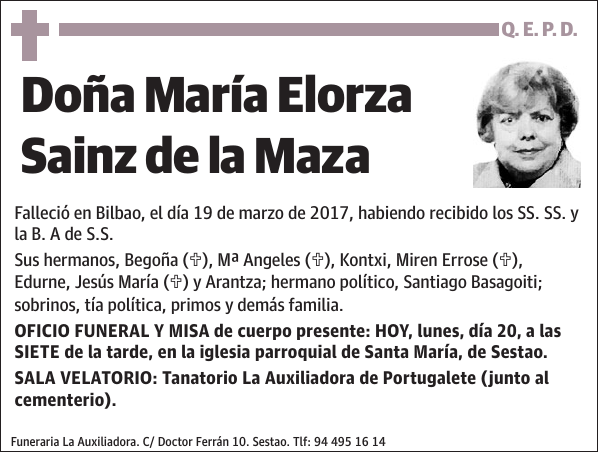 María Elorza Sainz de la Maza