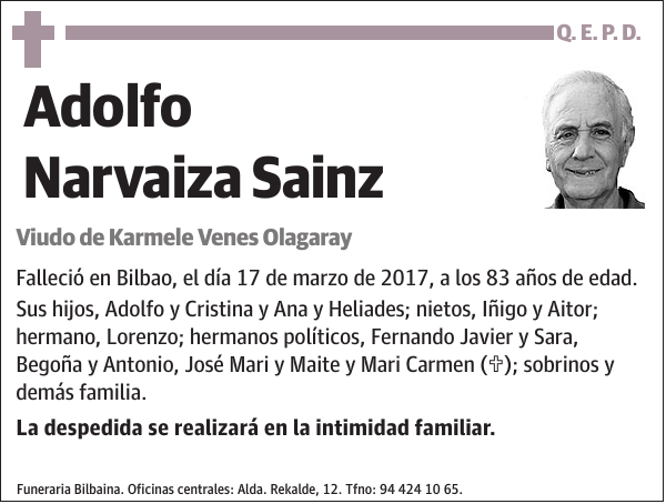 Adolfo Narvaiza Sainz