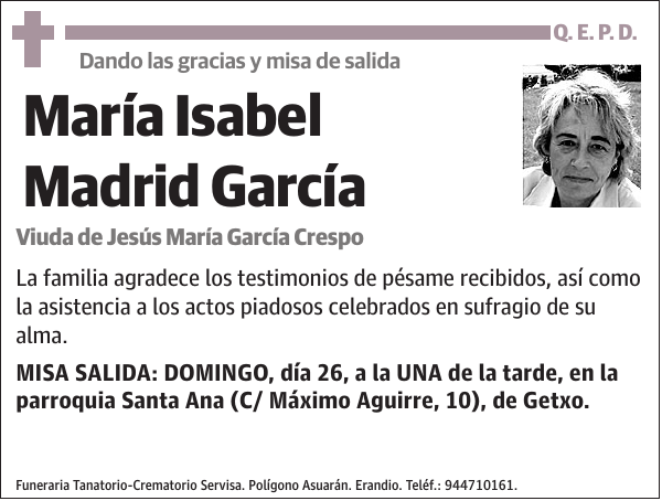 María Isabel Madrid García