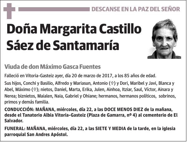 Margarita Castillo Sáez de Santamaría