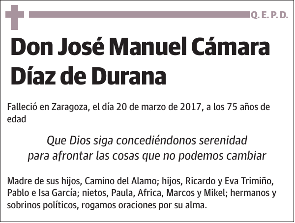 José Manuel Cámara Díaz de Durana