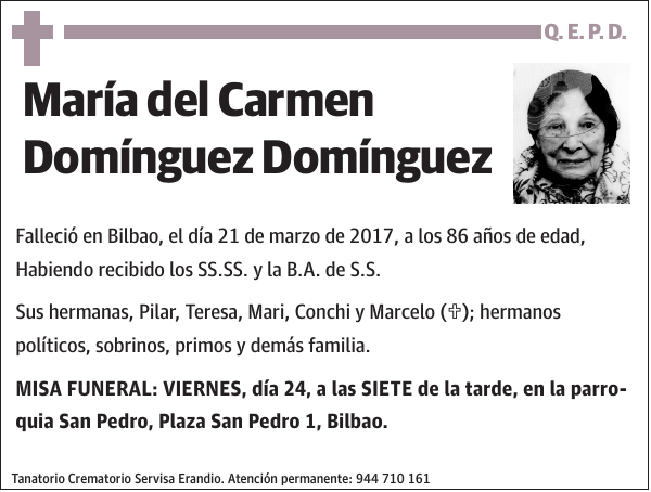 María del Carmen Domínguez Domínguez