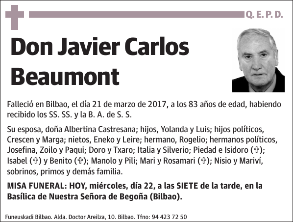 Javier Carlos Beaumont