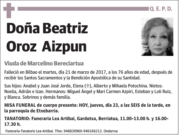 Beatriz Oroz Aizpun