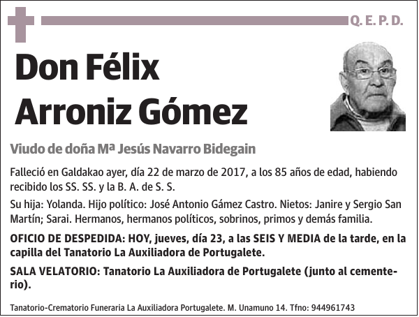 Félix Arroniz Gómez