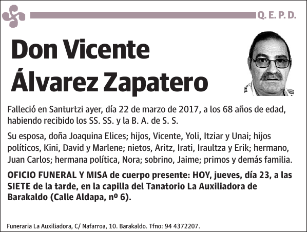 Vicente Álvarez Zapatero