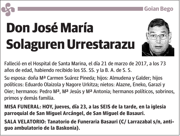 José María Solaguren Urrestarazu