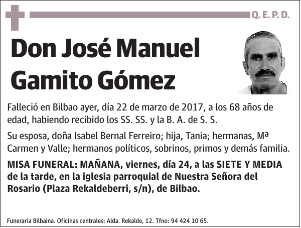 José Manuel Gamito Gómez