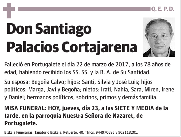 Santiago Palacios Cortajarena