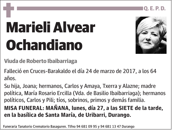 Marieli Alvear Ochandiano