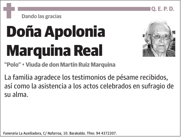 Apolonia Marquina Real