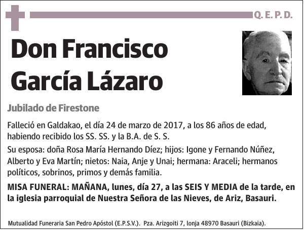 Francisco García Lázaro