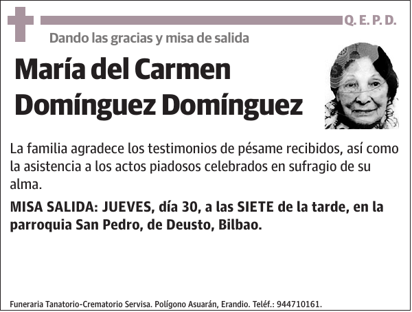 María del Carmen Domínguez Domínguez