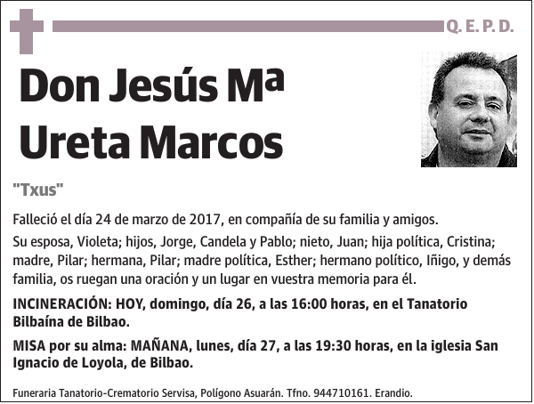 Jesús Mª Ureta Marcos