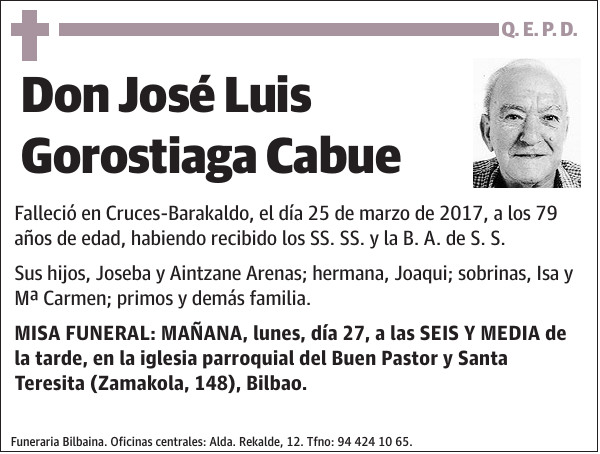 José Luis Gorostiaga Cabue