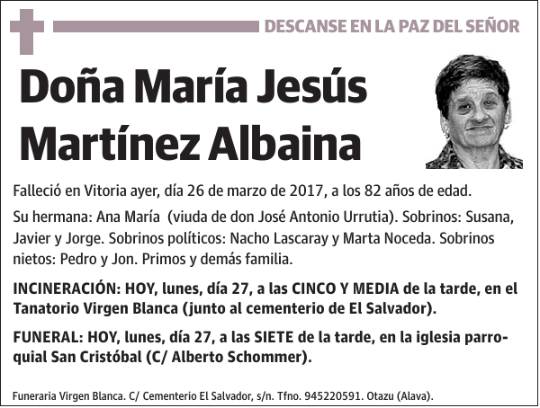 María Jesús Martínez Albaina