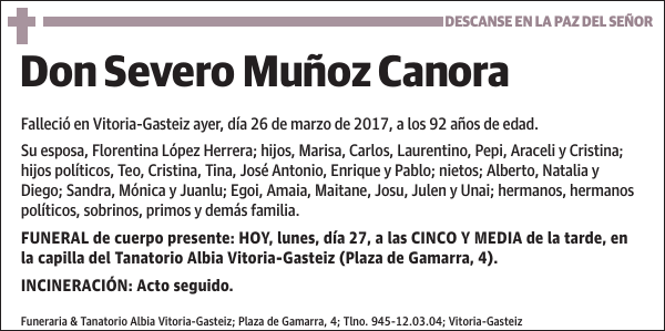 Severo Muñoz Canora