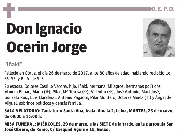 Ignacio Ocerin Jorge